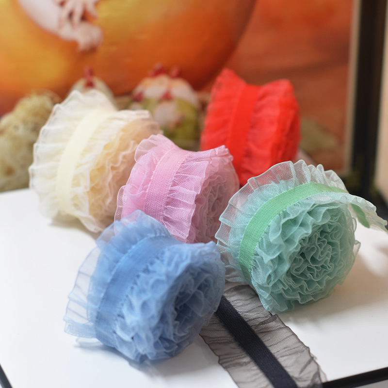Seerucker ribbon customized logo and decorations for butterfly bows snow organza ribbon