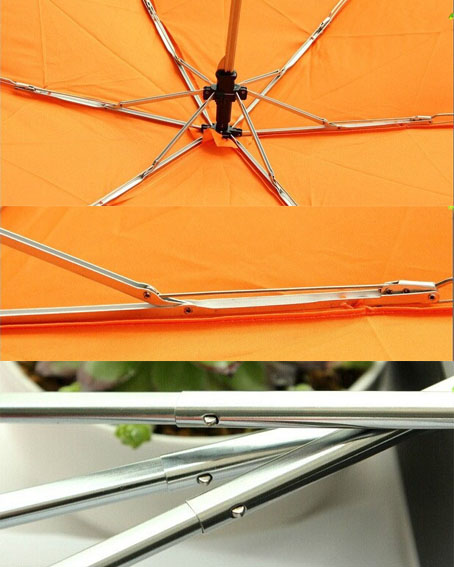 Details of simple design folding umbrella