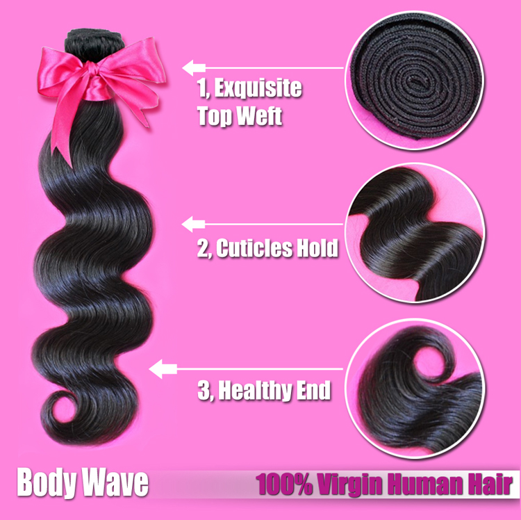 Michelle Hair Products Brazilian Body Wave,Made By 100 Virgin Hair,Brazilian Virgin Hair Weave