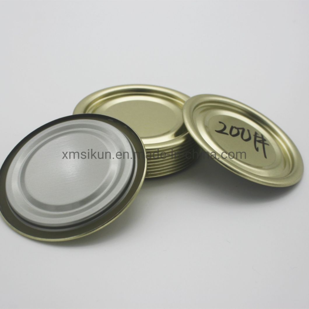High Quality 200# Tinplate End Easy Open Lid for Tin Can