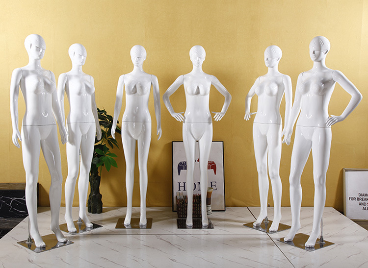 Pvc Full Body Mannequin Stand With Shoulders For Wig Display