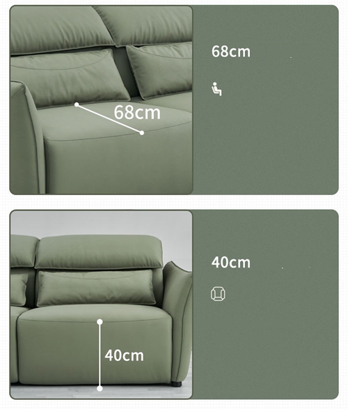 Modern Minimalist Double Technology Cloth Electric Sofa Bed Telescopic Function Sofa Bed Dual-Use
