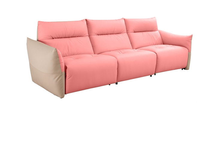 New Soft Bag Caterpillar Functional Sofa Modern Minimalist Designer Living Room Leather Sofa Combination