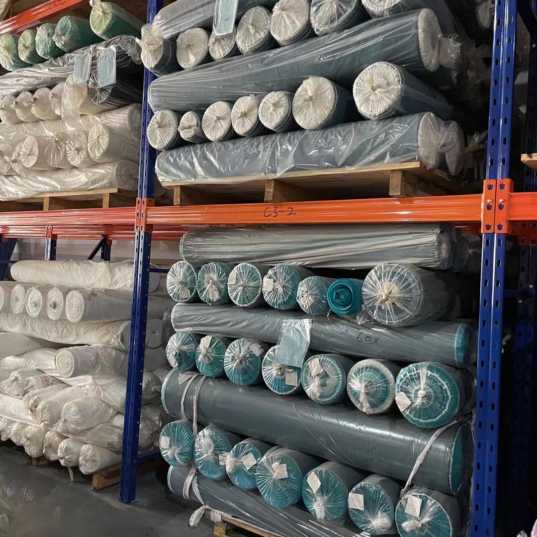 Wholesale Recycled Poly Island Dot Jacquard Imitation Silk Fabric 100% Rpet Fabric
