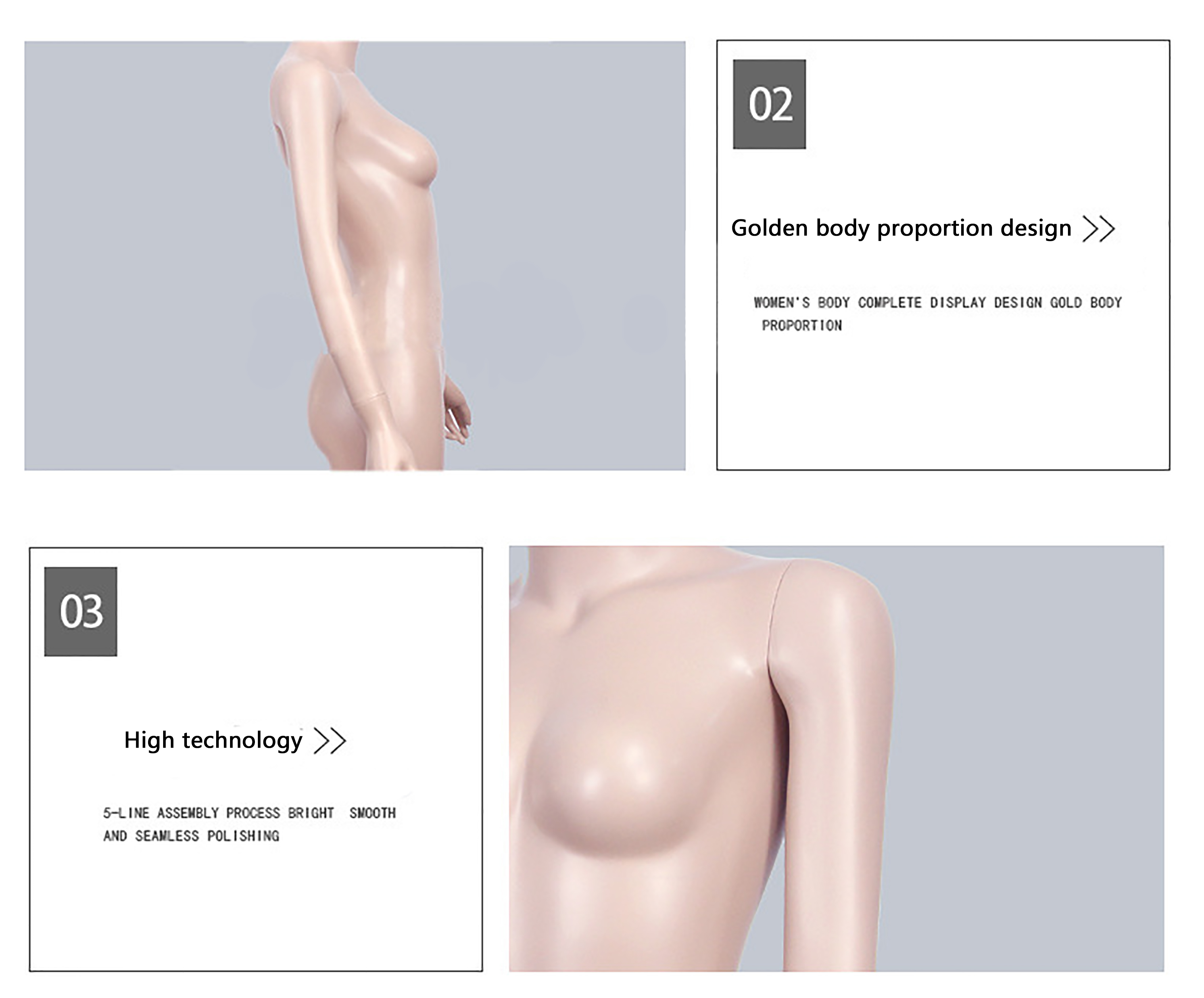 Cheap Mannequin Head And Sexy Mannequin For Female Mannequin Display