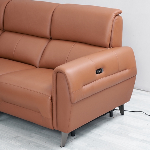 Italian Minimalist Leather Functional Sofa Living Room Combination Italian Luxury European Classic Electric Sofa