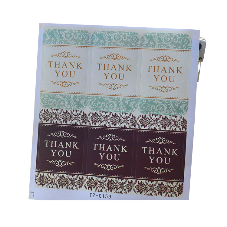 Paper label customized sticker roll logo label and cosmetics private label