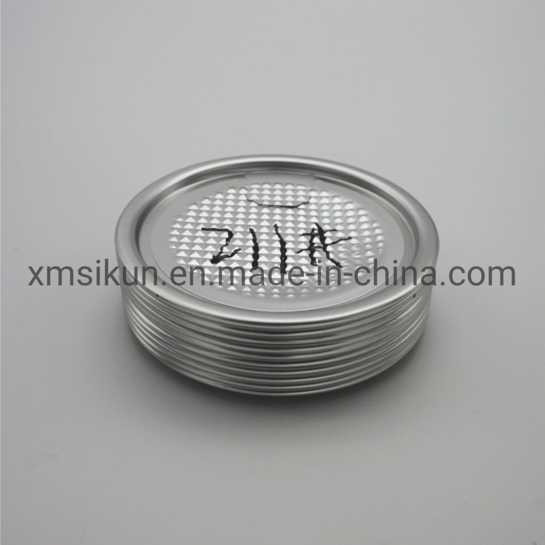 Sell Food Grade 211# Easy Peel End Easy Peel off End Aluminum Foil Lid