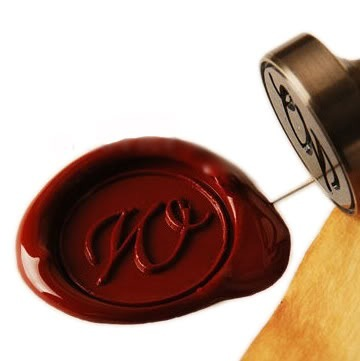 Retro 26 Letter A - Z Wax Seal Stamp Alphabet Letter Wax Stamp With Rosewood Handle