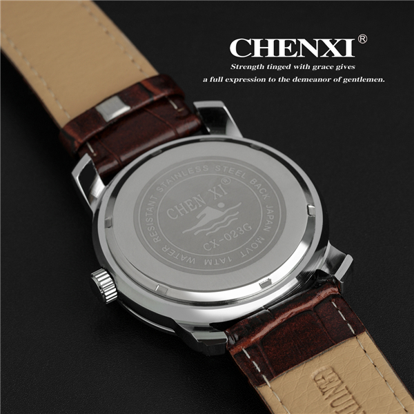 L023A6D Fashion Women Leather Watch CURREN Brand Watch Unisex Leather Western Watches Cheap Leather Watches