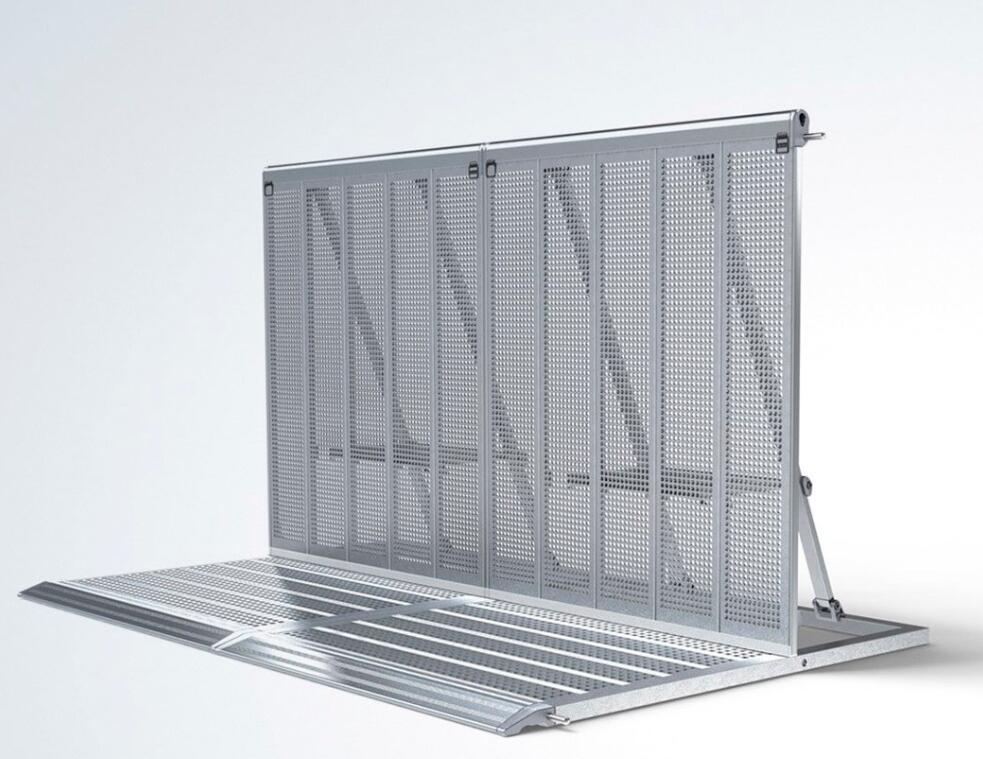 MOJO BARRIERS ,STAGE BARRIERS,ALUMINUM CONCERT BARRIERS