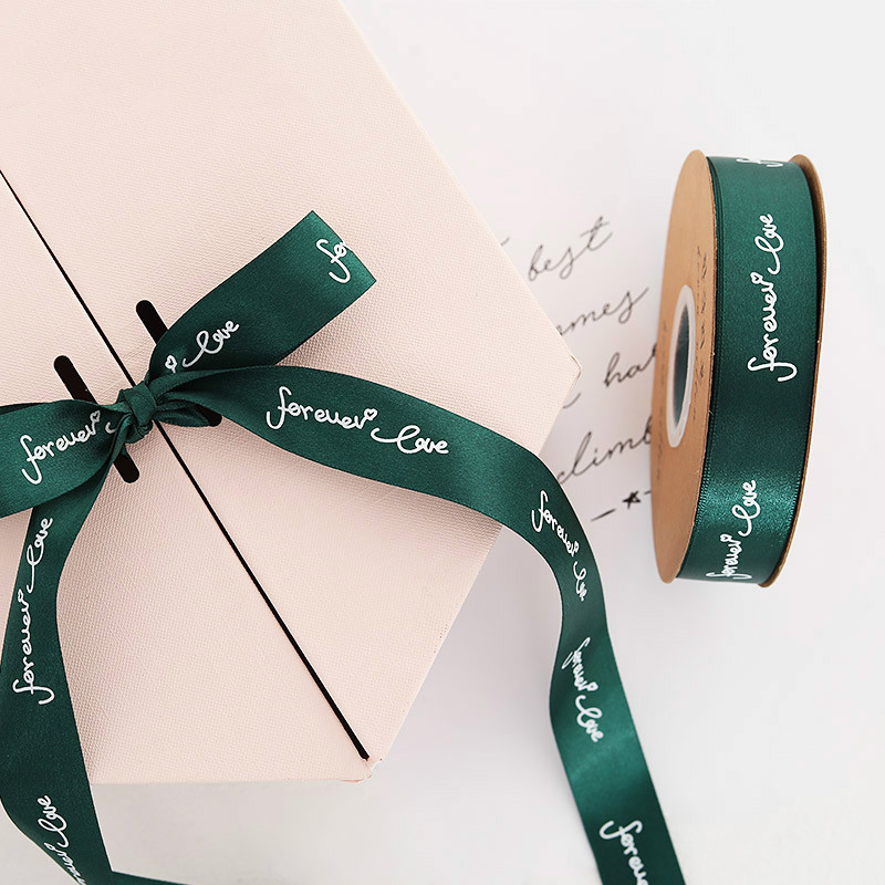 Good Quality Silk Letter Custom Printed Ribbons Clothes Garment Decorating Cheap Price