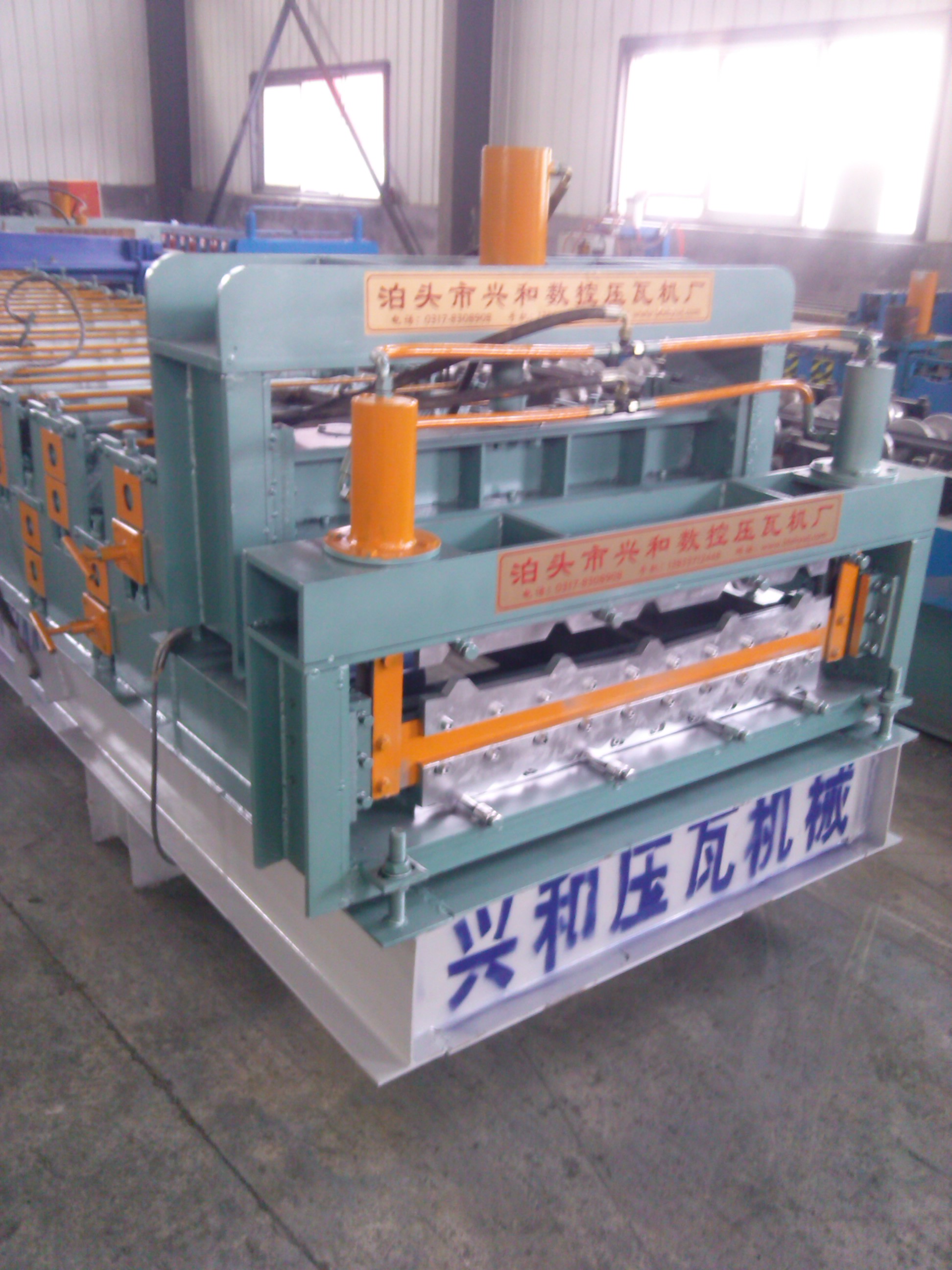 Double Layer Glazed Tile and Corrugated Tile Roofing Roll Forming Machine