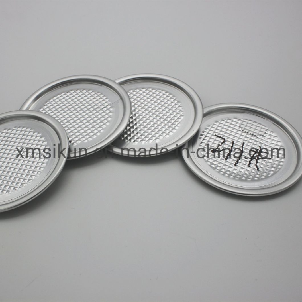 Sell Food Grade 211# Easy Peel End Easy Peel off End Aluminum Foil Lid
