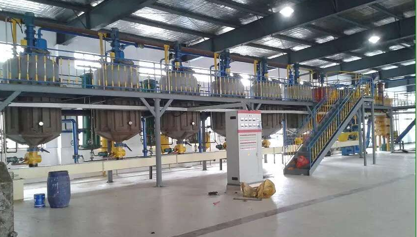 500-600 Kg per hour oil pre-press screw oil pressing extraction line machine