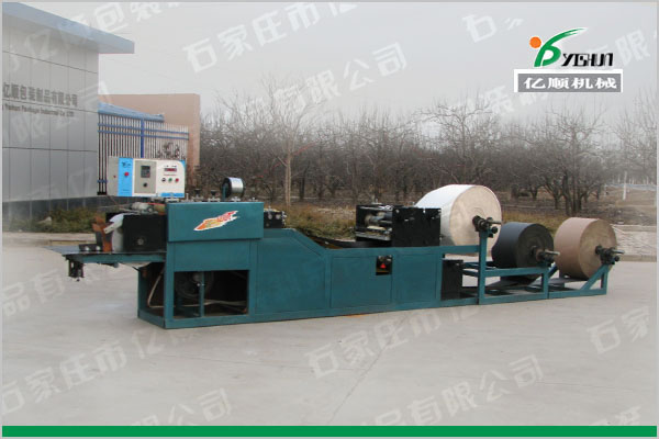 Three layer fruit protection paper bag making machine