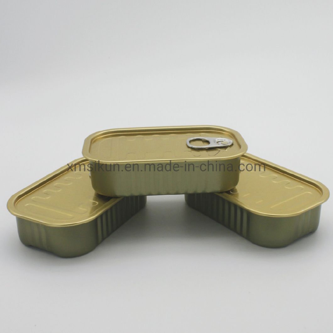 Private Logo Lithographed Can 311# Tin Can Club Can for Packing Canned Sardine