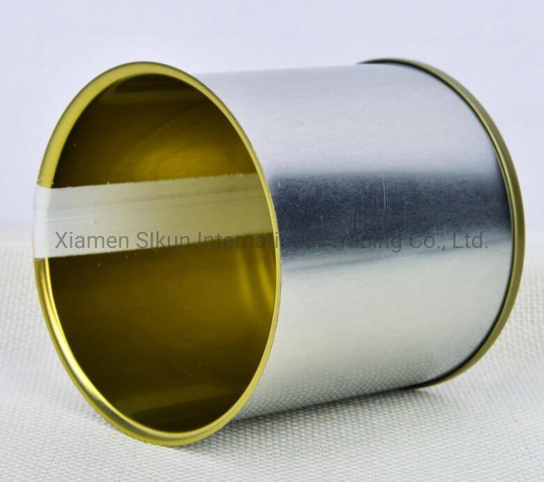 Plain Lacquer Empty Tin Can 668# with Easy Open Lid for Packing Canned Sweet Corn
