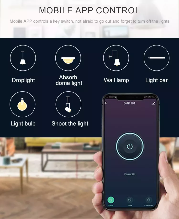 Glomarket EU Smart Wifi Wall Touch Switch 1/2/3/4 Gang Glass Panel With Metal Frame Light Switch Tuya Smart Switch