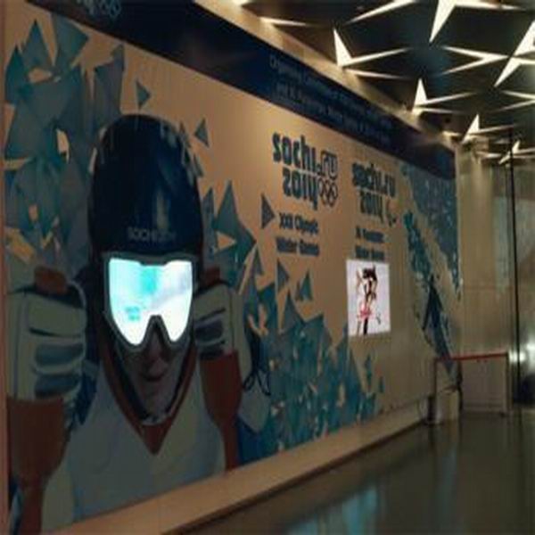 newest animated glow advertising poster\ poster display\ el poster