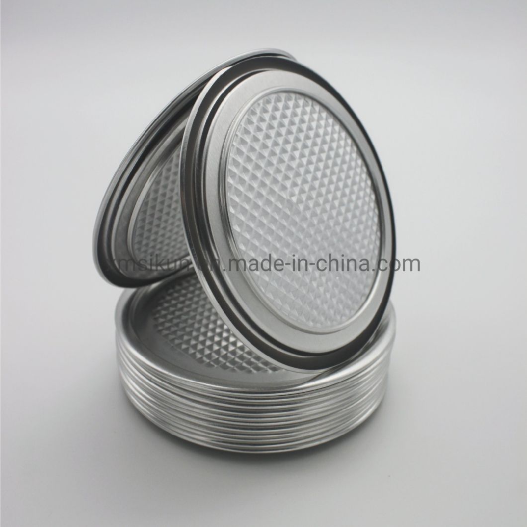 300# Aluminum Peel off Lids Round Pull Ring Canning Lids