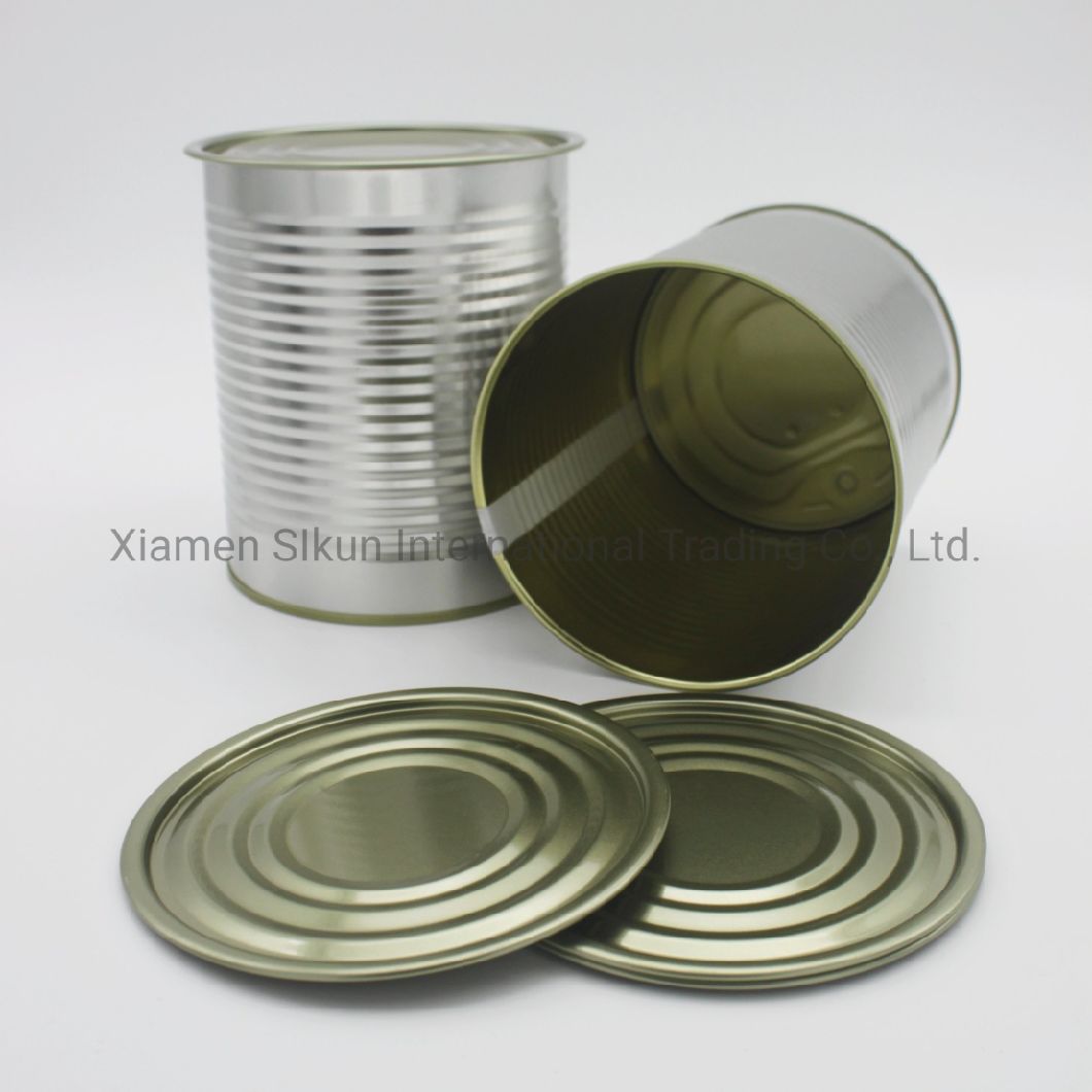 Bpn-Ni Food Grade Metal Can 9121# (401X412) for Packing Canned Fruits, Vegetables