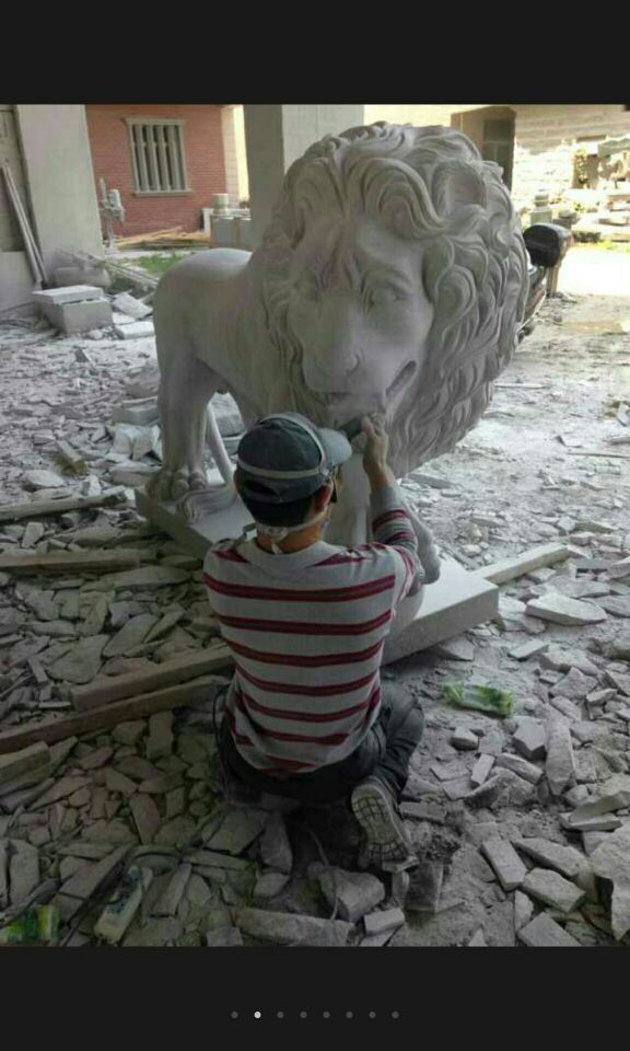 European style Granite lion statue