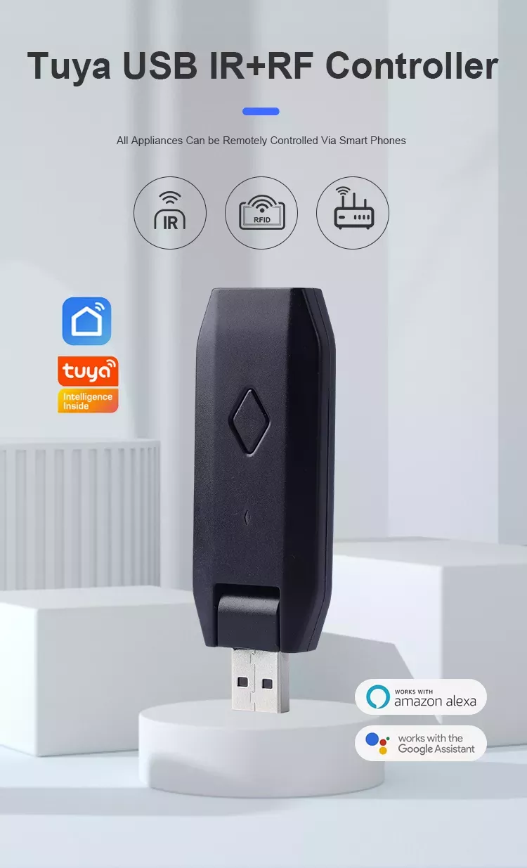 Tuya Wifi USB IR RF Remote Controller Air Conditioner TV Smart Home Life Infrared Universal Wifi Remote Control