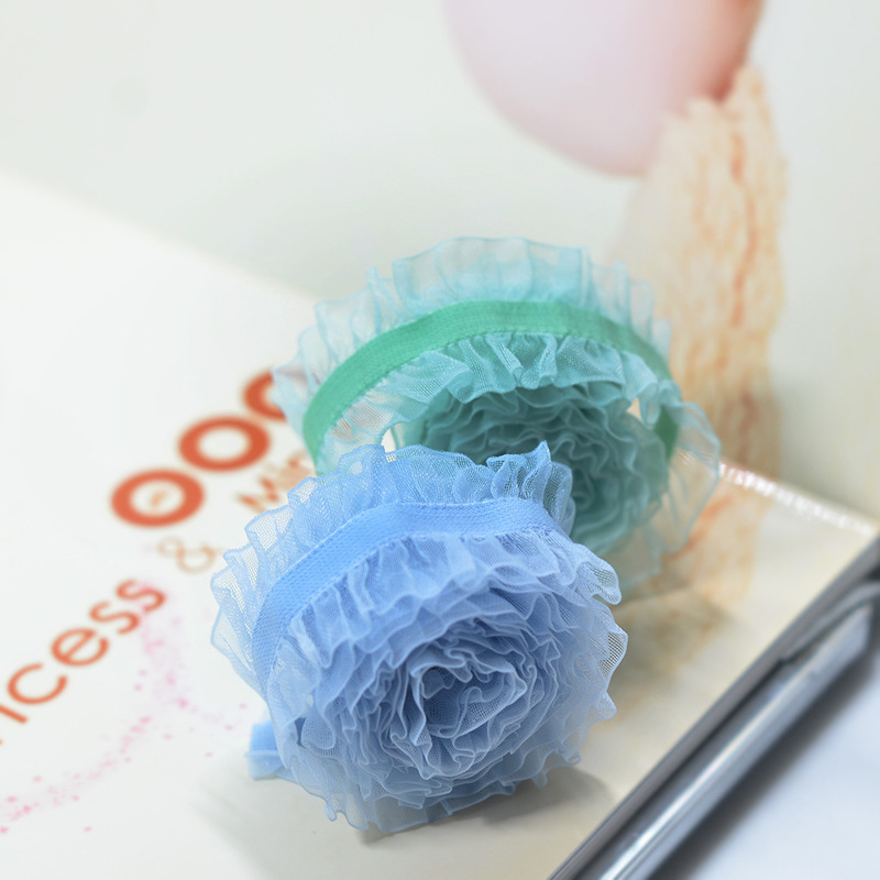 Seerucker ribbon customized logo and decorations for butterfly bows snow organza ribbon
