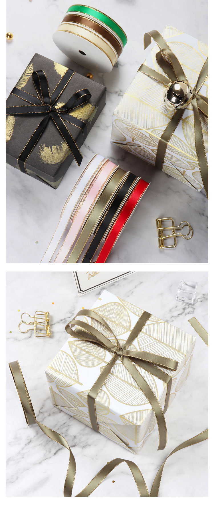 2020 New Luxury Satin Ribbon Custom Logo For Cake Packing