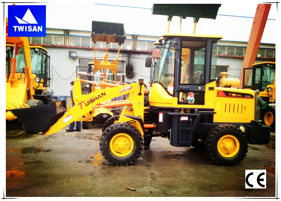 1.0 ton Chinese famous brand small loader with front end wheel loader for sale