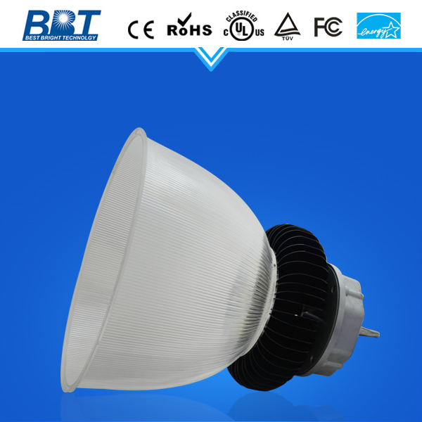 80w led High Bay with 3 pcs Bridgelux COB and HLG Meanwell Driver