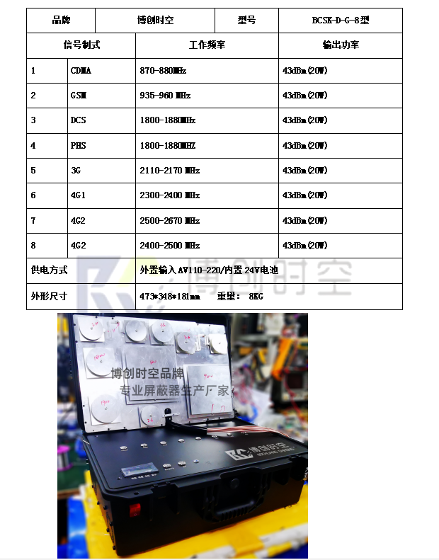 Frequency shield 160 Watt High Power Mobile Phone Signal Jammer