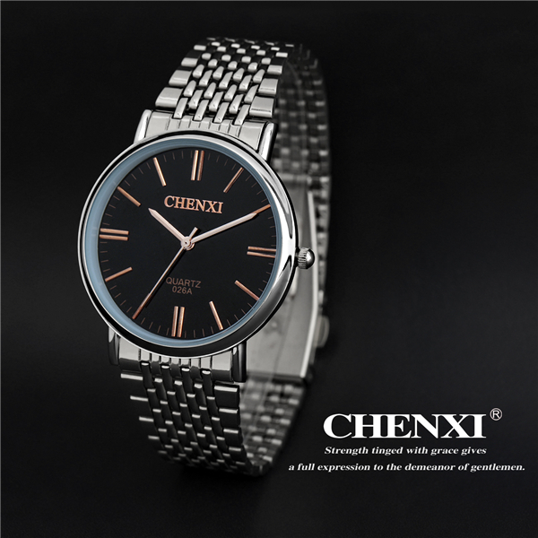 2015 Fashion Wristwatches Jewelry Wholesale Price Cheap Stainless Steel Watches Black White Rose Gold Watches Man