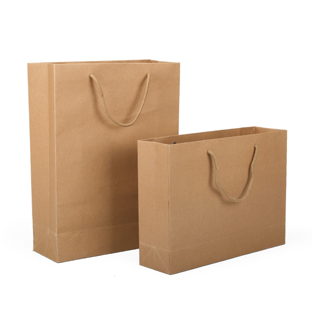 Paper Bag Tote Bag Printing Custom Logo Hand Carry Packaging Gift Bag Gift Bag Clothing Store Promotional Paper Bag