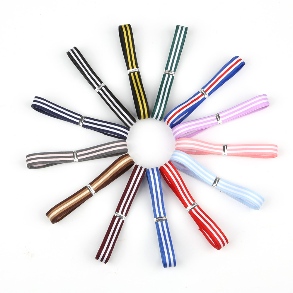 Superior Quality Polyester Wired Craft Ribbon , Red White Blue Custom Jacquard Ribbon For Clothing