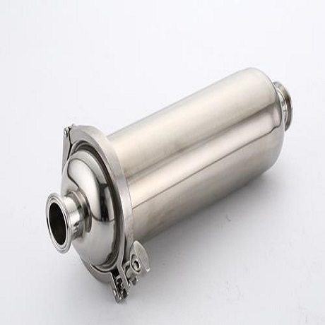Food Grade Stainless Steel Sanitary Pipe Fittings Water Oil Filter Angle Straight Strainer With Clamp