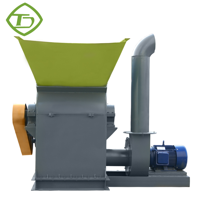 Horizontal tea leaf animal feed straw cusher for feed machine new type straw crusher