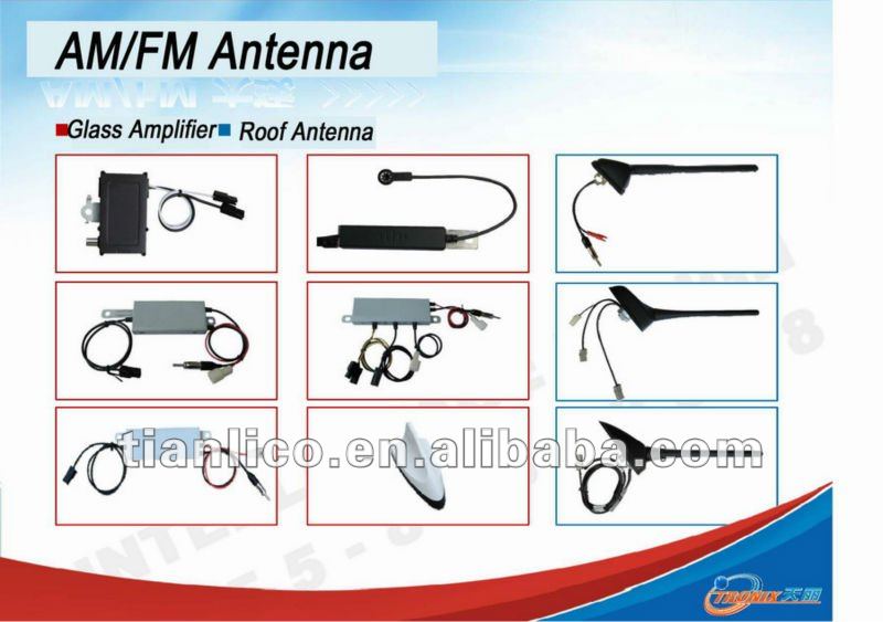 am fm radio car antenna/ active amplifier car antenna/ active electronic car antenna TLB3300