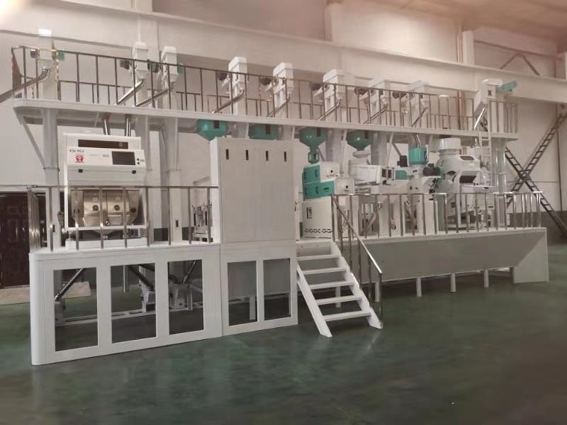 efficient crude Paddy mill processing production line extractor thrasher