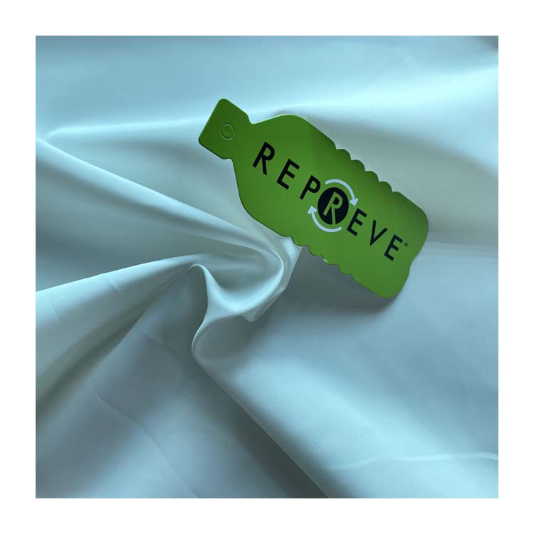 Recycled 240t Polyester Pongee Fabric 100% RPET Waterproof PU Coating Fabric For Umbrella