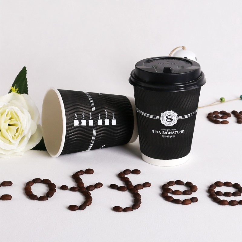 10oz to go coffee cups with lids from Disposable Paper Coffee Cup China Factory