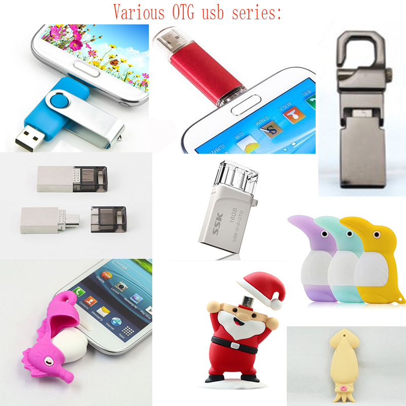 Kongst 2015 Popular Plastic Mini Usb 8gb 16gb 32gb bulk cheap otg usb flash drive for smartphone