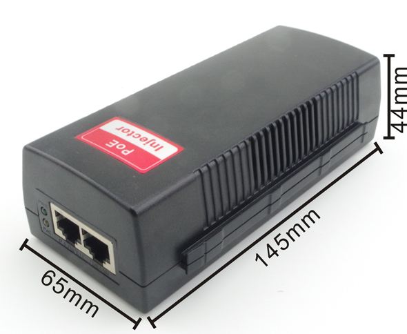 1 Port PoE Injector, Adds Power to Standard Network Line