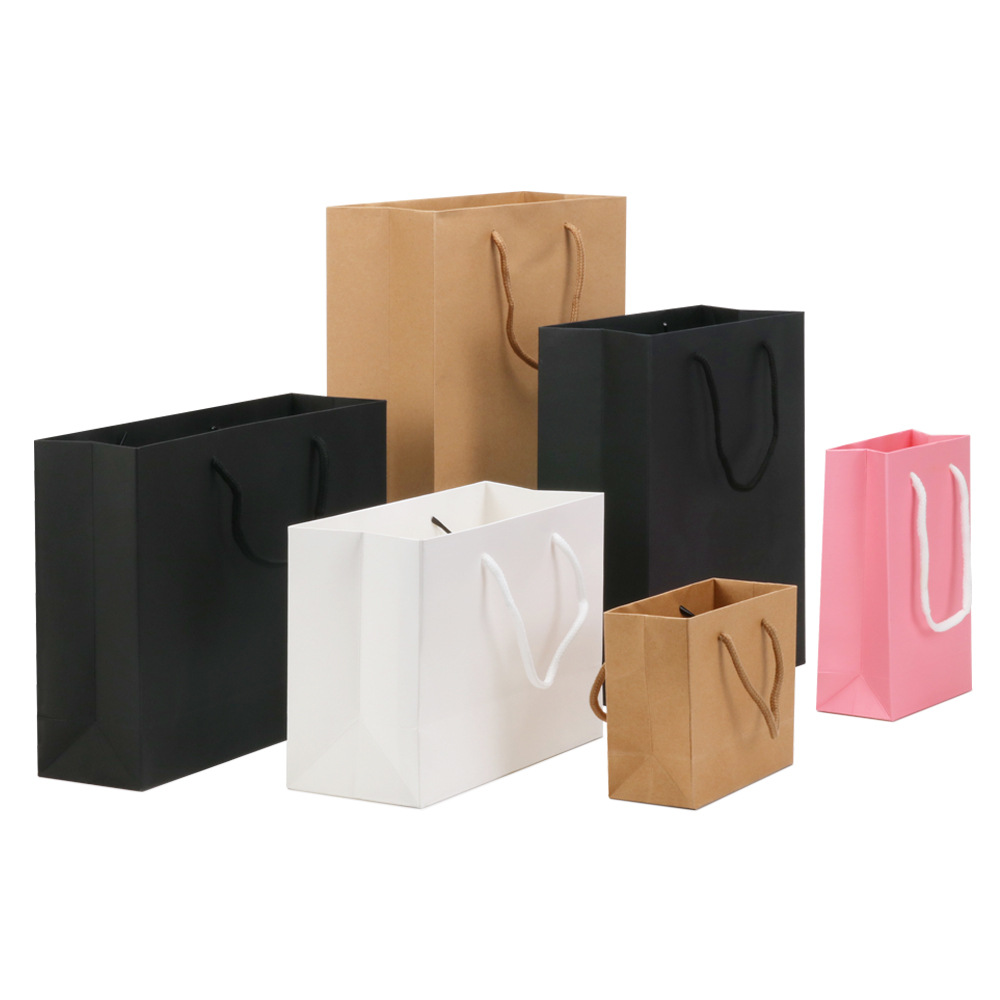 Paper Bag Tote Bag Printing Custom Logo Hand Carry Packaging Gift Bag Gift Bag Clothing Store Promotional Paper Bag