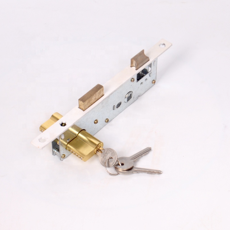 China factory wholesale price aluminum plastic door lock plastic steel door lock handle lock