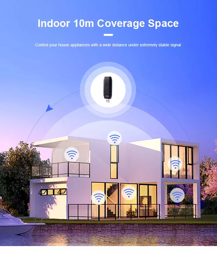 Tuya Wifi USB IR RF Remote Controller Air Conditioner TV Smart Home Life Infrared Universal Wifi Remote Control