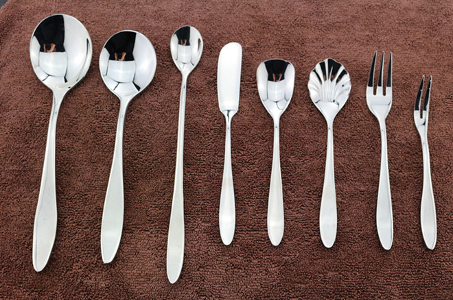 High quality 18/10 Stainless steel flatware/cutlery/spoon/ soup spoon/round spoon