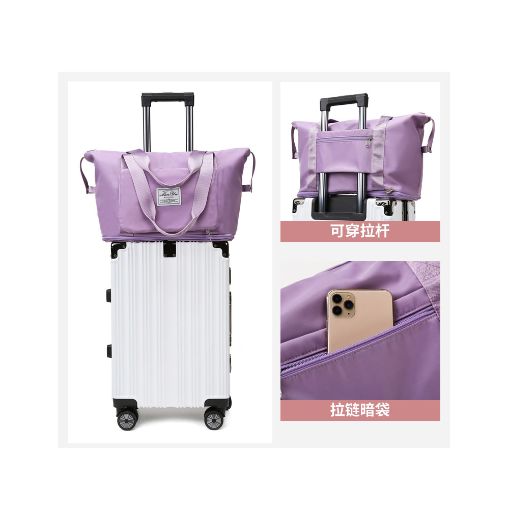 Folding Travel Bag Women's Short-distance Portable Large-capacity Fitness Bag Travel Storage Bag Travel Luggage Bag