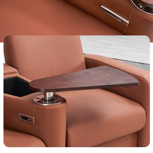 New Italian Minimalist Streles Smart Cinema Sofa Villa Luxury Vip Home Studio Leather Sofa